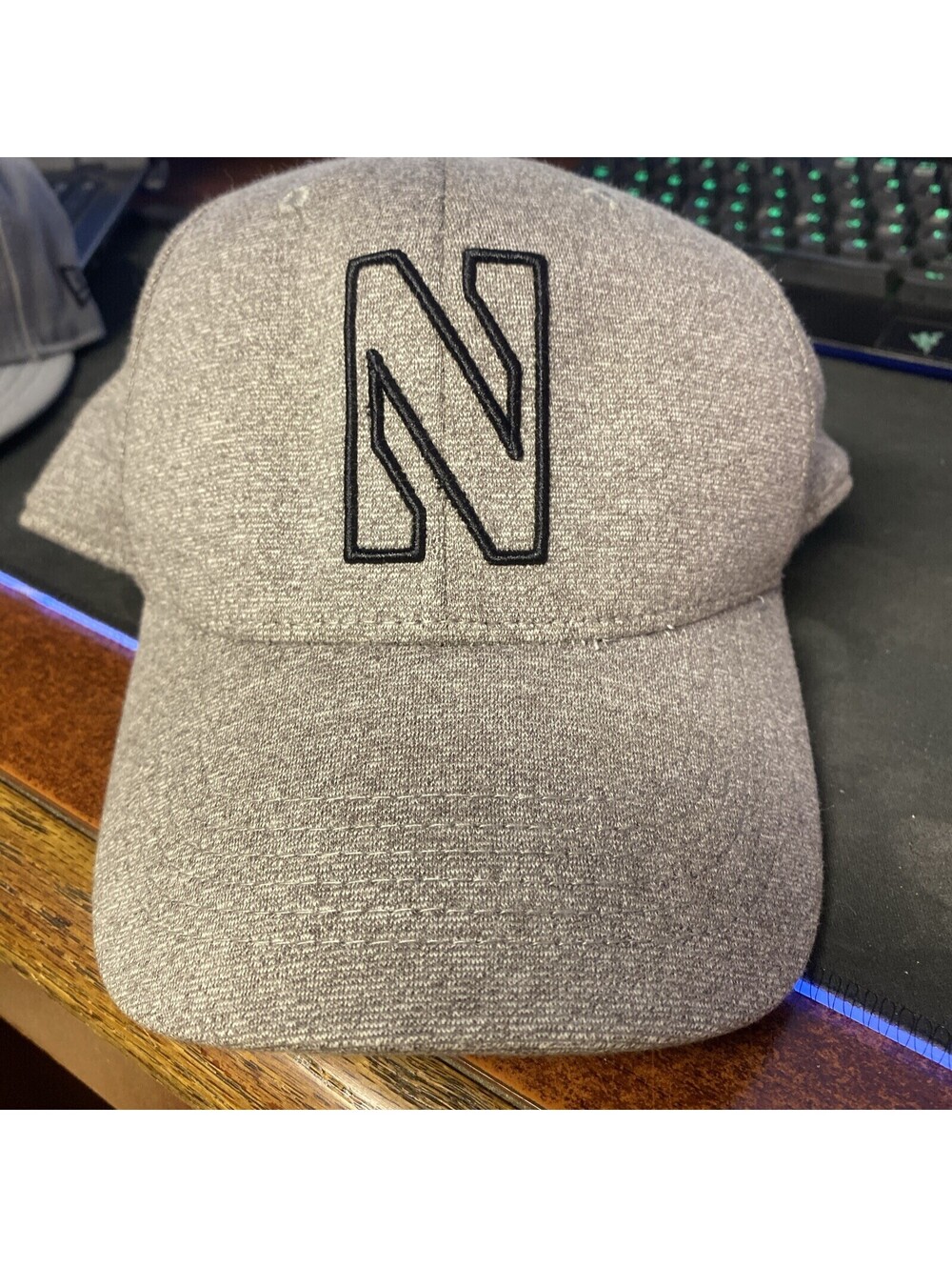 Men's Top of the World Grey/Black Northwestern Wildcats  Hat M/L
